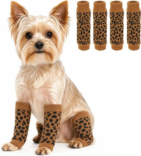 Vista 29 de ROZKITCH Protector de codo para perro, 2 patas delanteras y 2 patas traseras para rodilla, envoltura para codo de mascota, protector para calentar