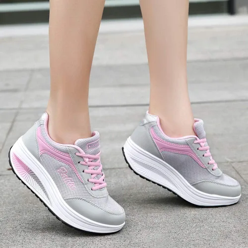 Vista 3 de JWSVBF Cute Sneakers for Women Trendy Knit Mesh Dress Sandals with Arch Support Loafers Shoes Casual Unisex Fashion Summer