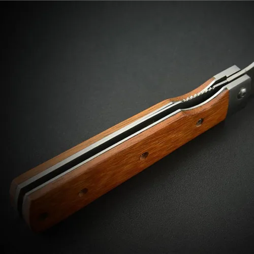Vista 5 de Lifespace Cuchillo de chef japonés plegable de acero inoxidable 440A - Fantástico cuchillo al aire libre