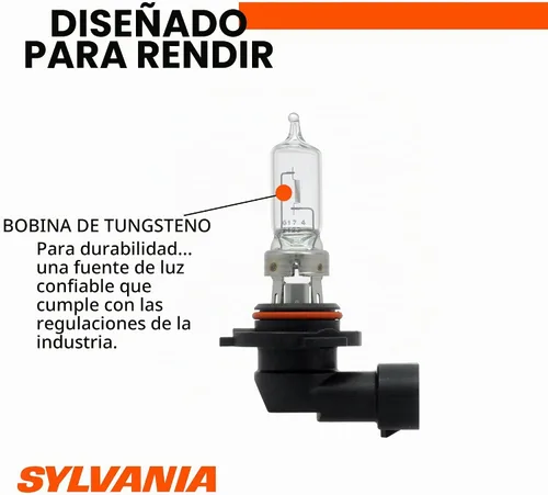 Vista 5 de Faro halógeno delantero básico Sylvania 9003 (también compatible con foco H4), (paquete de 1), 9005
