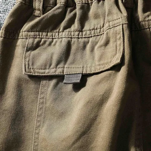 Vista 6 de Men's Outdoor Hiking Pants Tactical Cargo Pants Lightweight and Thick Fleece Cargo Climbing Camping Ski Trousers