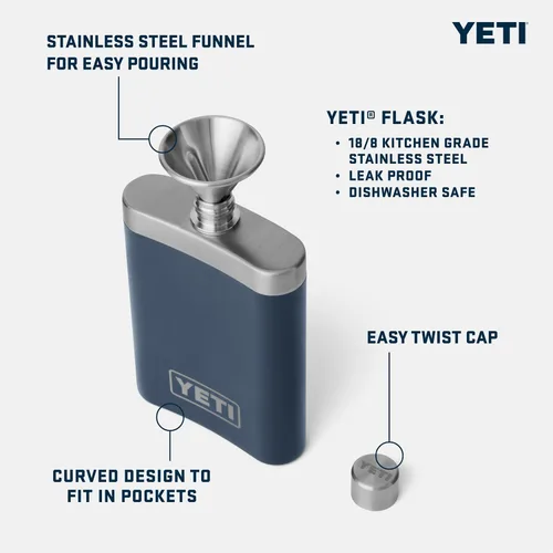 Vista 2 de YETI - Petaca de 7 oz con embudo