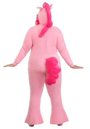 Vista 2 de Disfraz de Mujer Pinkie Pie de My Little Pony Talla Plus Multicolor