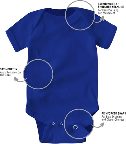 Vista 4 de TEEAMORE Body personalizado para bebé, añade tu texto para bebé niña y niño