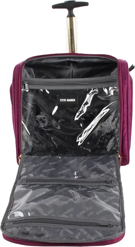 Vista 5 de Steve Madden maleta Bolsa con Ruedas veliz debajo del asiento