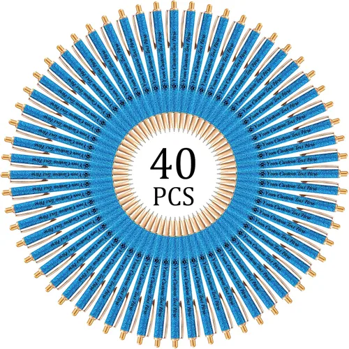 Vista 87 de Hasta 100 bolígrafos personalizados con nombre a granel, bolígrafo con purpurina de impresión personalizada, grabado gratis, texto con logotipo