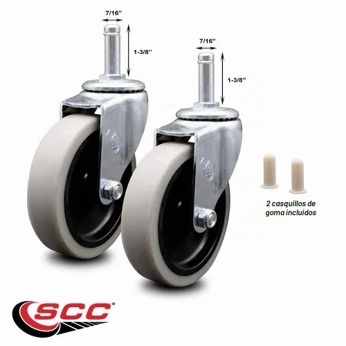 Vista 2 de Service Caster Marca – Compatible con/reemplazo para – Carritos de limpieza de conserje – Se adapta a la mayoría de carritos de limpieza Rubbermaid