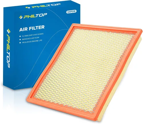 Vista 17 de PHILTOP Filtro de aire de motor CA10165 de repuesto para Honda Civic 2006-2011, L4 1.8L, panel rígido