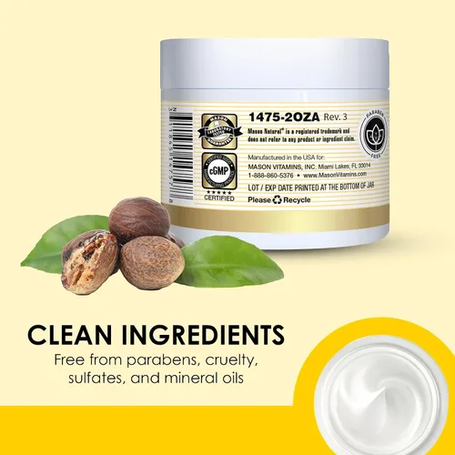 Vista 5 de MASON NATURAL Crema de colágeno prémium para la piel, antienvejecimiento para rostro y cuerpo, hidratante diario para hidratación y firmeza, aroma a