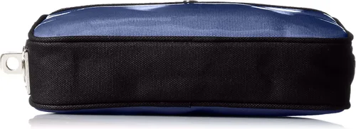 Vista 4 de SANEI() Luggage Canvas Mailing Pouch (S) Horseshoe Lock Hardware (No Padlock Included) Red, NVY