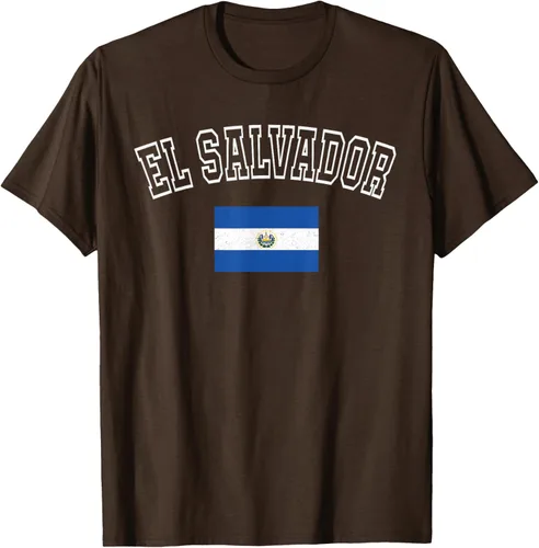 Vista 9 de Camiseta vintage con diseño de la bandera de El Salvador