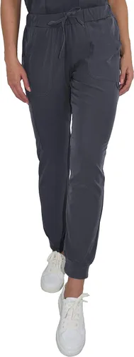 Vista 3 de Pantalón médico de enfermería con 5 bolsillos para mujer