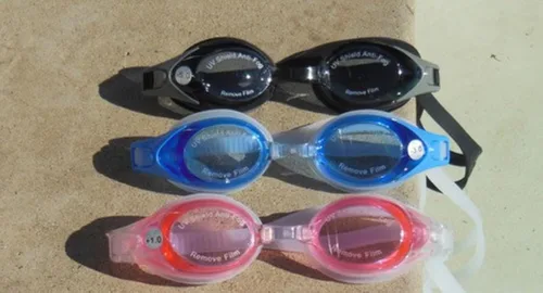 Vista 3 de Gafas de natación ópticas positivas con protección UV (negro, rosa, azul, transparente) para niños, adolescentes y adultos