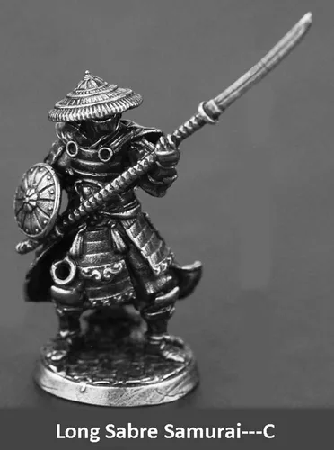 Vista 3 de Juego de juguetes de la serie Samurai (7-Broadsword C)