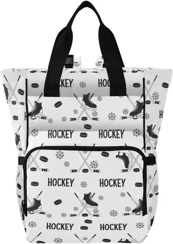 Vista 14 de Emelivor Bolsa de pañales con diseño de panal de abejas, con bolsillos aislados, bolsa organizadora de pañales para niños y niñas, unisex