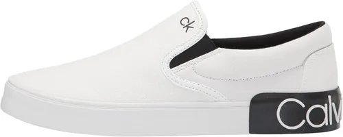 Vista 8 de Calvin Klein Men's Ryor Sneaker, White Canvas 115