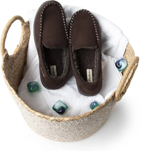 Vista 11 de Dearfoams Men's Keaton Memory Foam Moccasin with Wide Widths Slipper