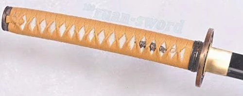 Vista 4 de Espada GLW 41''japonés Samurai espada Katana 1060 alto carbono Tang Blade Sharp