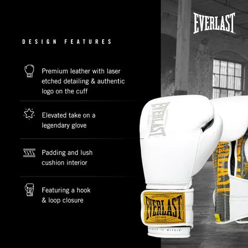 Vista 3 de Everlast Everlast - Guante de entrenamiento clásico Blanco