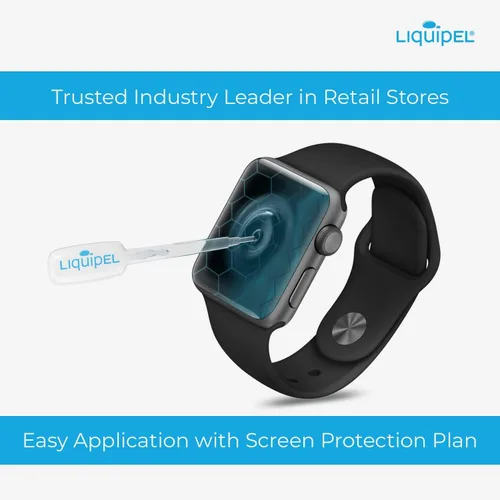 Vista 7 de Protector de pantalla de vidrio líquido Apple Watch 9H dureza universal para relojes y wearables con un plan de protección de $150 "You Break It, We