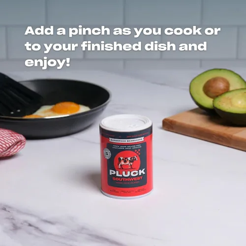 Vista 6 de Pluck Southwest AKA - Condimento picante de mezcla de carne de órgano suave De órganos de carne pastoreados alimentados con pasto y acabados