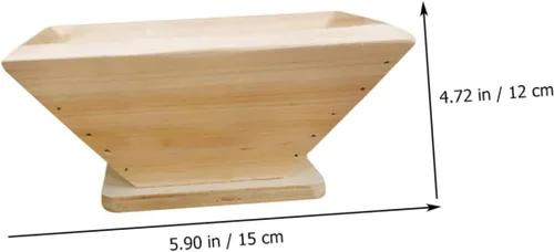 Vista 6 de EXCEART Molde de madera Zongzi Moldes de alimentos Herramientas de chocolate Herramientas de madera Bola de masa de arroz Cocina Comida Musubi Maker