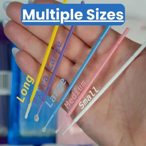 Vista 7 de Micro aplicador desechable Micro cepillo para maquillaje, extensiones de pestañas, pestañas y rímel aplicación para cuidado personal