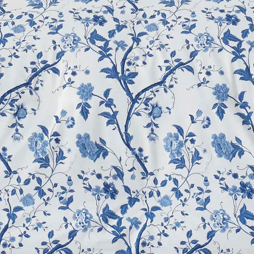 Vista 3 de Laura Ashley Home - Juego de funda de edredón Twin, ropa de cama de algodón reversible con fundas de almohada a juego, elegante decoración del hogar