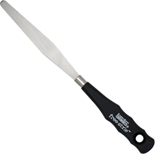 Vista 36 de Liquitex Cuchillo de pintura pequeño profesional Freestyle, n.º 1, plata/negro