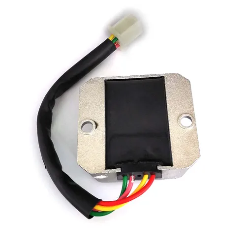 Vista 8 de DEVMO Regulador de voltaje rectificador de onda completa de 4 cables, 4 pines, 12 V, universal, compatible con motocicletas Pit Dirt Bike Quad CG125