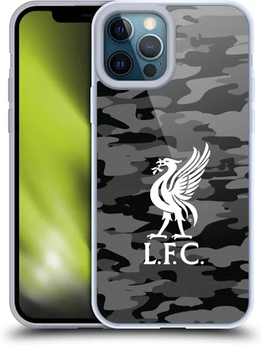 Vista 261 de Head Case Designs Funda de gel con licencia oficial del Liverpool Football Club Away Colourways Crest Camou [protección de grado militar] compatible