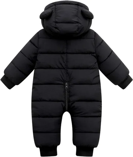 Vista 4 de Happy Cherry Baby Snowsuit Winter Coat Warm Hoodie Romper Puffer Jacket