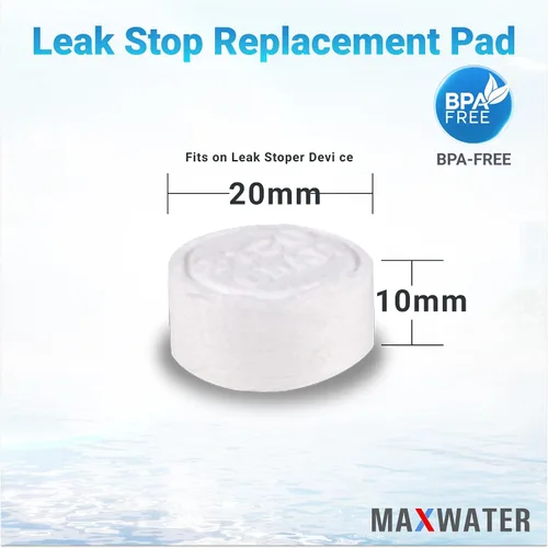 Vista 3 de Max Water Almohadillas de repuesto para detectores automáticos de fugas en sistemas de filtración de agua de ósmosis inversa debajo del fregadero