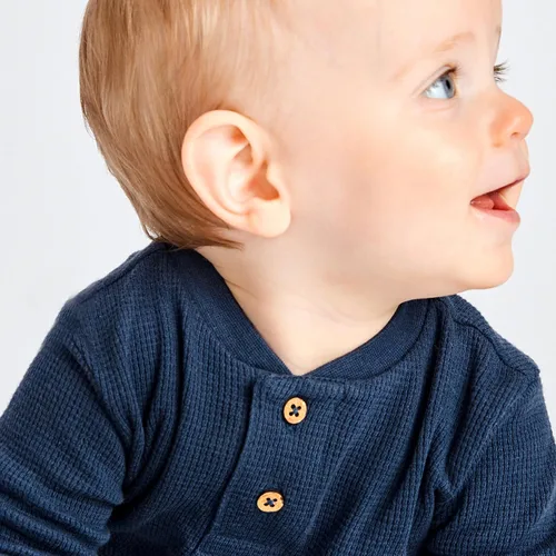 Vista 2 de HonestBaby Romper Coverall Sets One-piece Jumpsuit Organic Cotton