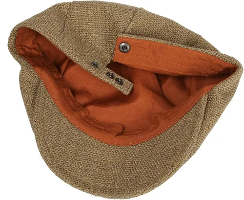 Vista 5 de WITHMOONS Ivy Cap MZ30038 - Gorra de paja de algodón similar al lino