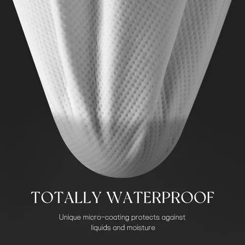 Vista 2 de Protector de colchón California King Tencel Luxury 100% impermeable, sedoso suave y transpirable, funda de colchón refrescante ajustable de 18