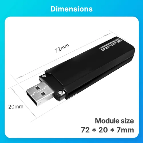 Vista 7 de Heltec UWB Dongle Sniffer Analizador de banda ultra ancha para IoT