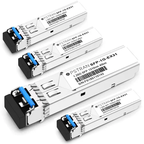 Vista 10 de 1000BASE-SX SFP módulo óptico del transmisor-receptor compatible con Alcatel-Lucent SFP-GIG-EXTND 1310nm 1.2 mi DDM Duplex LC MMF