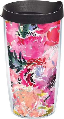 Vista 23 de Tervis Kelly Ventura - Colección Floral hecha en Estados Unidos Vaso aislado de doble pared para viajes mantiene las bebidas frías y calientes, 24