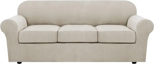 Vista 111 de H.VERSAILTEX Fundas de Sofá Elásticas para Cojines Fundas de Sofá para Muebles de Sala Fundas Protectoras