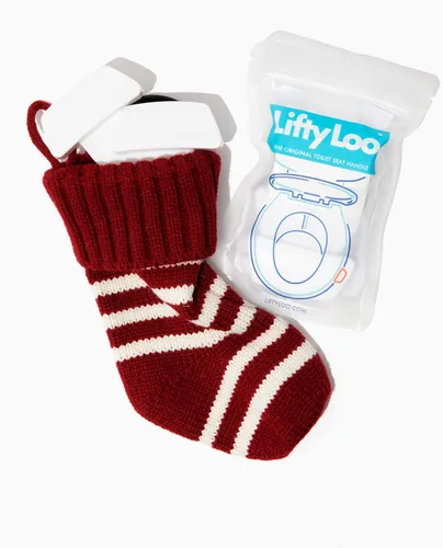 Vista 4 de Lifty Loo Asa de asiento de inodoro - Levanta más, menos desorden - Fácil aplicación 2 unidades color blanco
