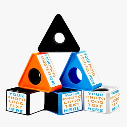 Vista 2 de Caja personalizada para micrófono con logo, equipo en vivo, forma de cubo y triángulo, para entrevistas, micrófono para karaoke, banderas