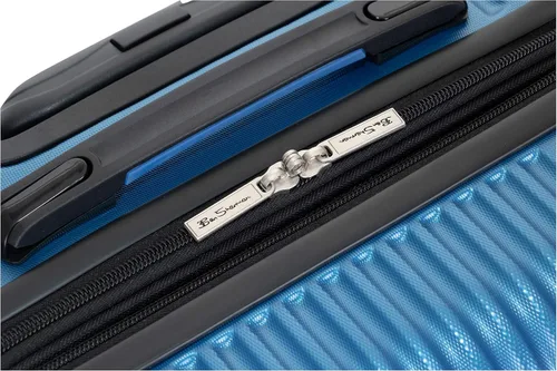 Vista 10 de Ben Sherman Heathrow Hall - Maleta de 8 ruedas extensible y ligera, color gris oscuro, azul (Vivid Blue)), 181557VB