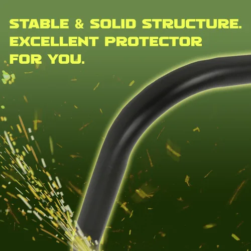 Vista 5 de Green-L Barra de choque de carretera para Harley Touring Road King Electra Street Glide 1997-2008 Negro