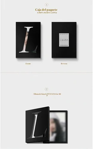 Vista 3 de LALISA LISA Primer álbum sencillo (NEGRO VER.)