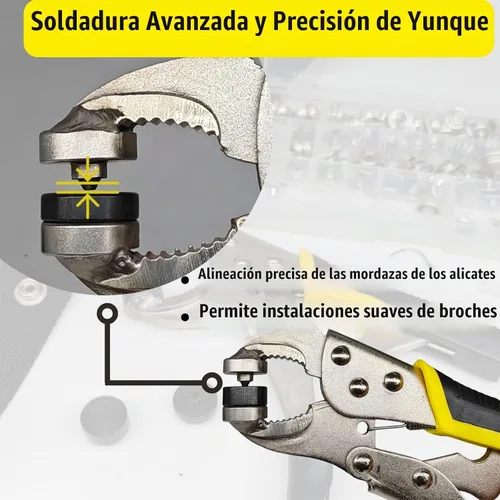 Vista 5 de MinliGUY Kit de botones a presión para broches de presión en cubierta de barco/lona/lona/tonneau