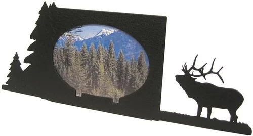 Vista 7 de Innovative Fabricators, Inc. Marco de fotos Wildlife, fabricado en Estados Unidos, osos y pinos, paisaje de 3.5 x 5 pulgadas