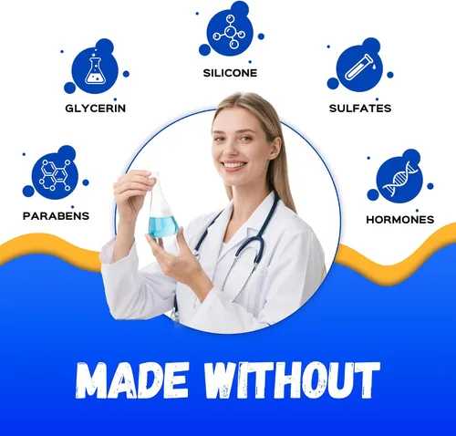 Vista 4 de Lubricante a base de agua, lubricante personal para hombres, mujeres y parejas, lubricante anal para una comodidad suave y duradera, antiadherente