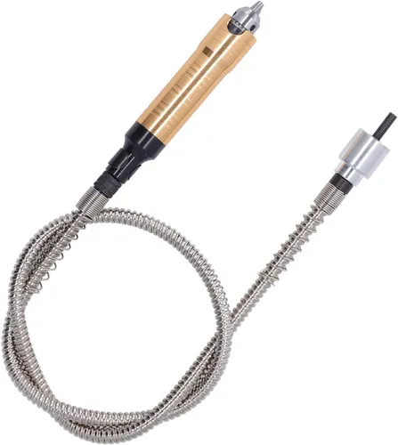 Vista 9 de Mandril de extensión de eje flexible, adaptador de llave de portabrocas de extensión de eje flexible, accesorio flexible para taladro eléctrico
