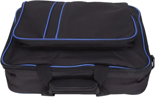 Vista 8 de ASHATA Bolsa de transporte portátil para PS5, funda protectora de gran capacidad con correa de hombro ajustable y almohadilla acampanada